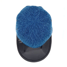 Load image into Gallery viewer, NEW Strap Back Cap // Sashiko Denim + Pantent Leather (OS - 2 colors)