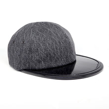 Load image into Gallery viewer, NEW Strap Back Cap // Sashiko Denim + Pantent Leather (OS - 2 colors)