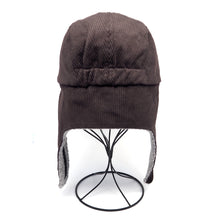 Load image into Gallery viewer, NEW 4 Panel Cap + Ears // 8W Corduroy + Boa Fleece (ML - 2 colors)