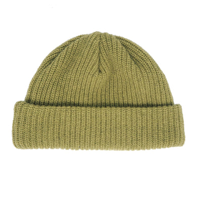 LAST ONE Knit Line Oversized Watch Cap // Italian Donegal Wool (OS)