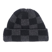 画像をギャラリービューアに読み込む, NEW Knit Line Checker Beanie // Italian Donegal Wool (OS - 4 colors)