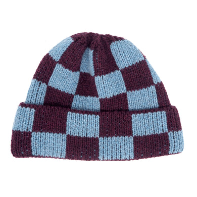 NEW Knit Line Checker Beanie // Italian Donegal Wool (OS - 4 colors)