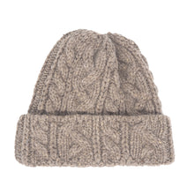 画像をギャラリービューアに読み込む, NEW Knit Line Chunky Cable Knit Beanie // Italian Donegal Wool (OS - 3 colors)