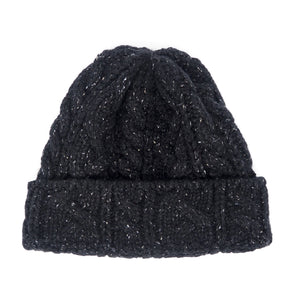 NEW Knit Line Chunky Cable Knit Beanie // Italian Donegal Wool (OS - 3 colors)