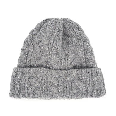 NEW Knit Line Chunky Cable Knit Beanie // Italian Donegal Wool (OS - 3 colors)