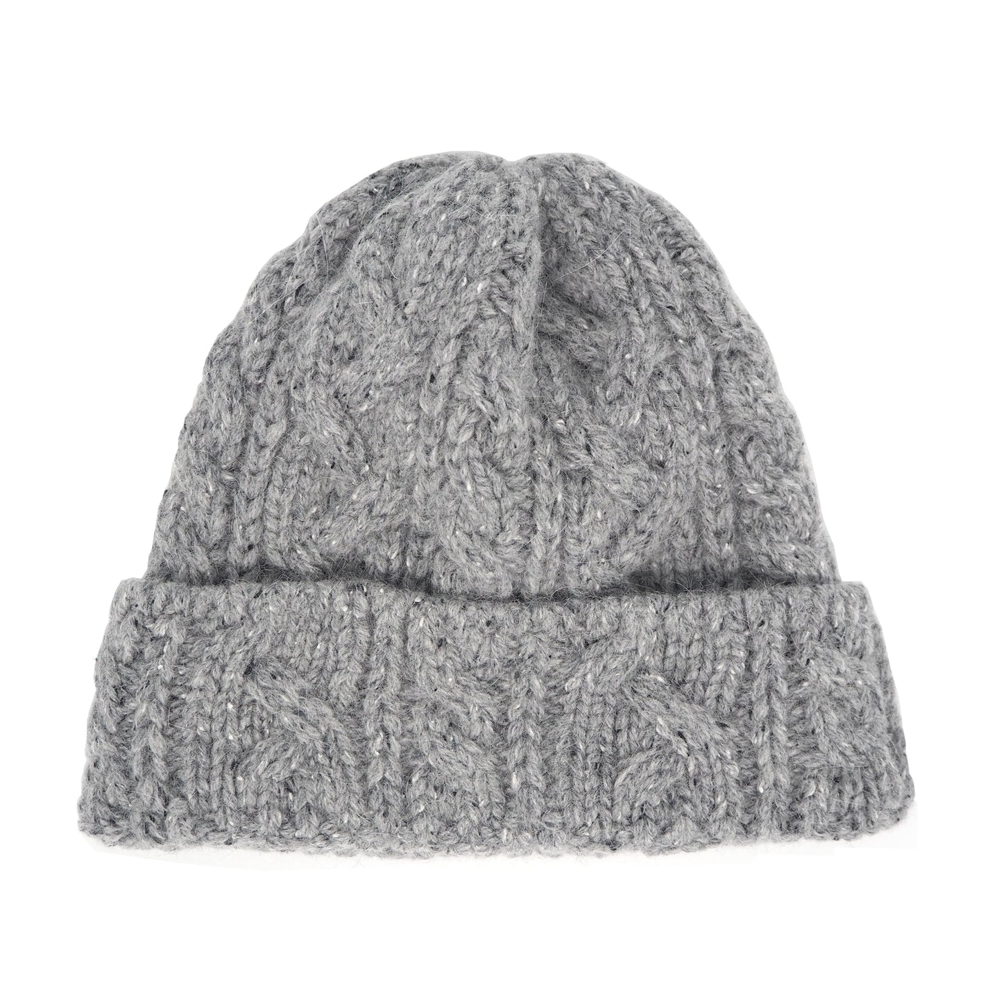NEW Knit Line Chunky Cable Knit Beanie // Italian Donegal Wool (OS - 3 colors)