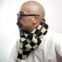 Load image into Gallery viewer, NEW Checker Scarf // Italian Donegal Wool (OS - 2 colors)