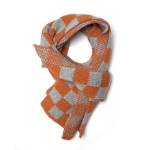 Load image into Gallery viewer, NEW Checker Scarf // Italian Donegal Wool (OS - 2 colors)