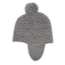 画像をギャラリービューアに読み込む, LAST ONE Knit Line Pom Pom Beanie // Lambswool Blend (OS)