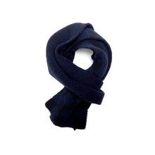 画像をギャラリービューアに読み込む, LAST ONE Knit Line Checker Scarf // Italian Donegal Wool (OS - 2 colors)