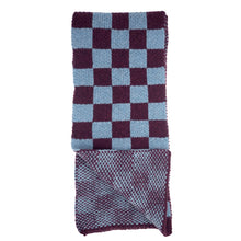 画像をギャラリービューアに読み込む, LAST ONE Knit Line Checker Scarf // Italian Donegal Wool (OS - 2 colors)