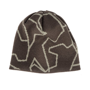 Knit Line Stencil Camo Skully // Acrylic Knit (2 colors)