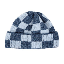 Load image into Gallery viewer, Knit Line Checker Beanie // Italian Donegal Wool (3 colors)