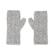 画像をギャラリービューアに読み込む, Knit Line Handwarmers // Italian Donegal Tweed Wool (2 colors)