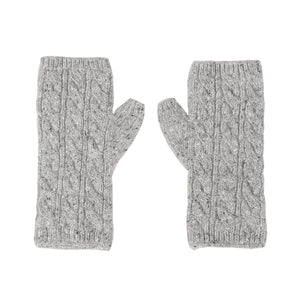 Knit Line Handwarmers // Italian Donegal Tweed Wool (2 colors)