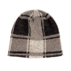 LAST ONE Knit Line Mohair Plaid Skully // Mohair - wool blend (2 colors)