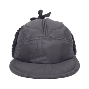 Regular Line Halfmoon Cap with Ears // Quilted Military Liner (SM / ML - 2 colors)