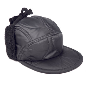 Regular Line Halfmoon Cap with Ears // Quilted Military Liner (SM / ML - 2 colors)