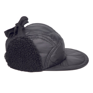 Regular Line Halfmoon Cap with Ears // Quilted Military Liner (SM / ML - 2 colors)