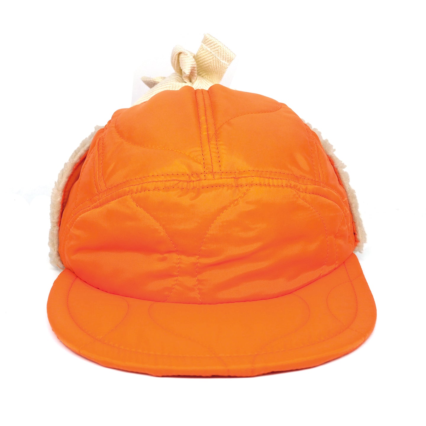 LAST ONE Regular Line Halfmoon Cap with Ears // Quilted Military Liner (SM)