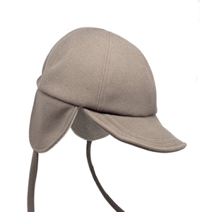 Regular Line 6 Panel Cap with Ears // Melton Wool (2 colors)