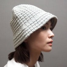 Load image into Gallery viewer, LAST ONE Knit Line Waffle Tulip Hat // Cotton, Linen, Ramie