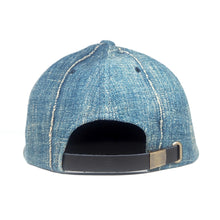 Load image into Gallery viewer, NEW Bespoke Stadium Cap 5 Panel // Japanese Boro Denim (OS)