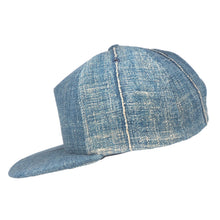 Load image into Gallery viewer, NEW Bespoke Stadium Cap 5 Panel // Japanese Boro Denim (OS)