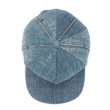 Load image into Gallery viewer, NEW Bespoke Stadium Cap 5 Panel // Japanese Boro Denim (OS)