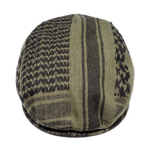 Load image into Gallery viewer, Reissue - Drivers Hat // Deadstock Arabic Stole fabric - Green + Black